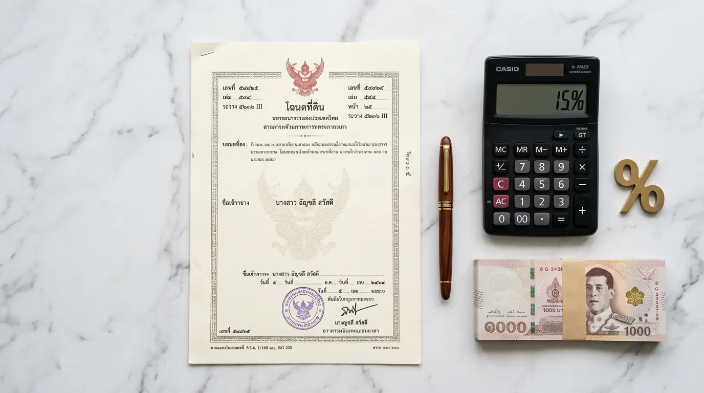 ขายฝากที่ดินดอกเบี้ยเท่าไหร่